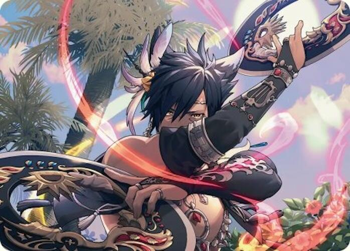 Dancer's Chakrams Art Card [FINAL FANTASY Art Series] | The CG Realm