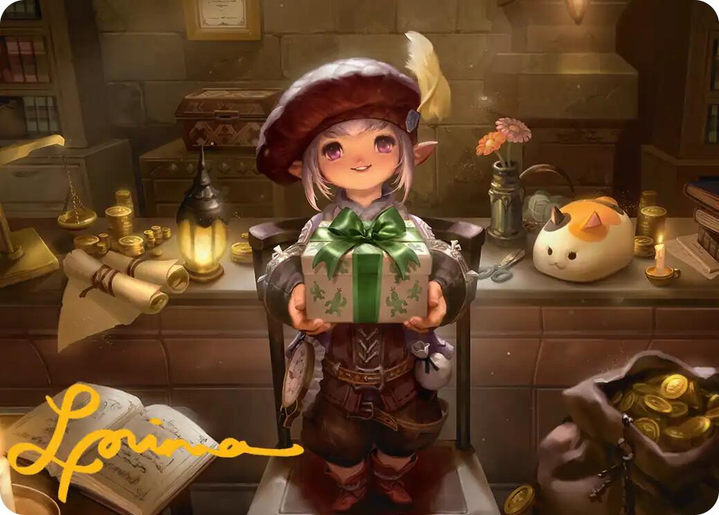 Tataru Taru Art Card (Gold-Stamped Signature) [FINAL FANTASY Art Series] | The CG Realm