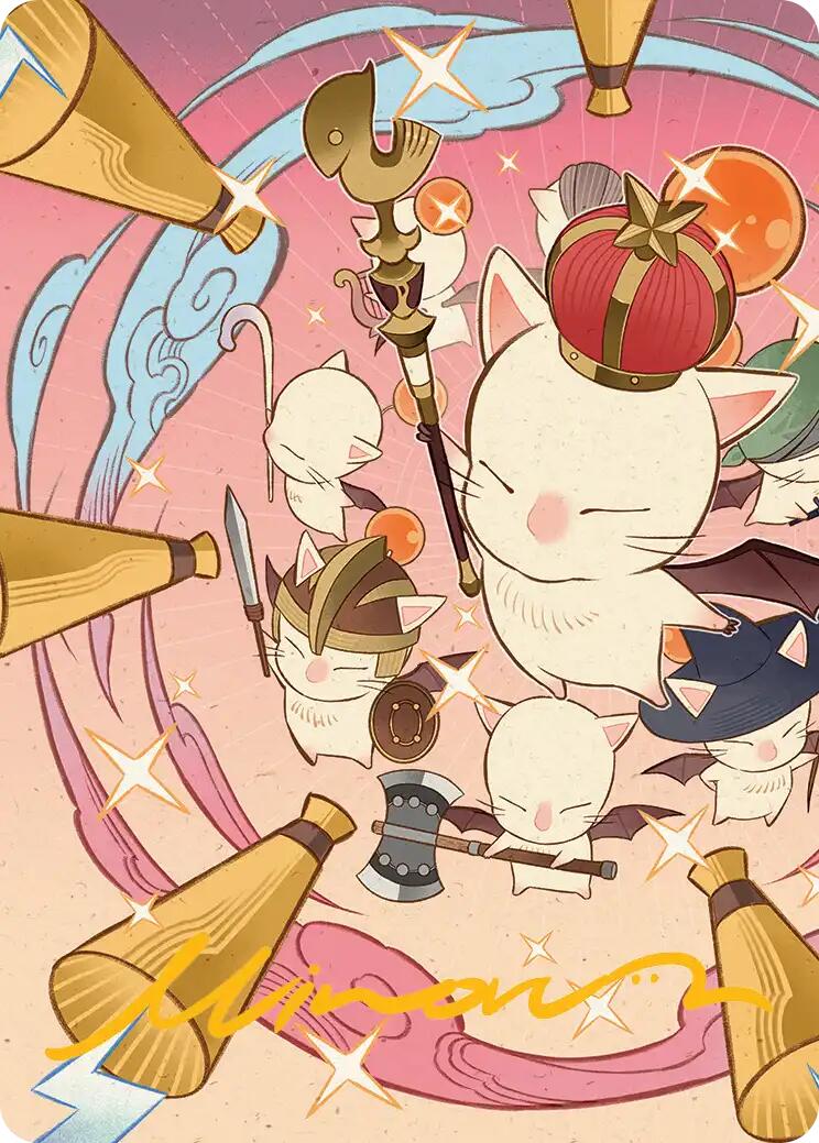 Summon: Good King Mog XII Art Card (Gold-Stamped Signature) [FINAL FANTASY Art Series] | The CG Realm