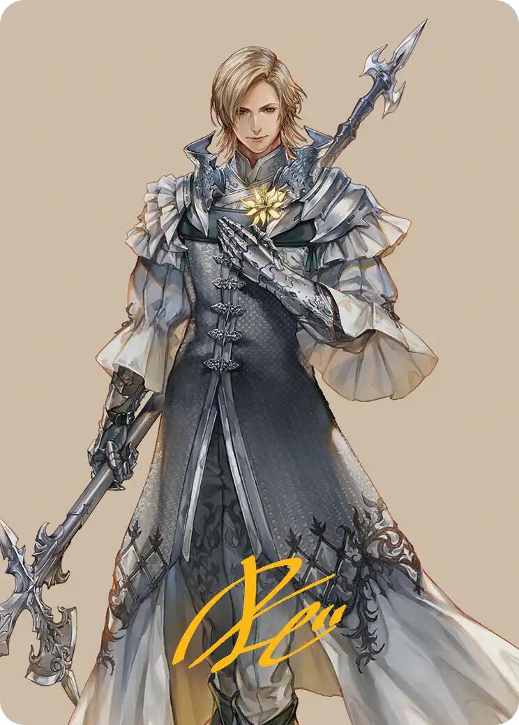 Dion, Bahamut's Dominant Art Card (Gold-Stamped Signature) [FINAL FANTASY Art Series] | The CG Realm