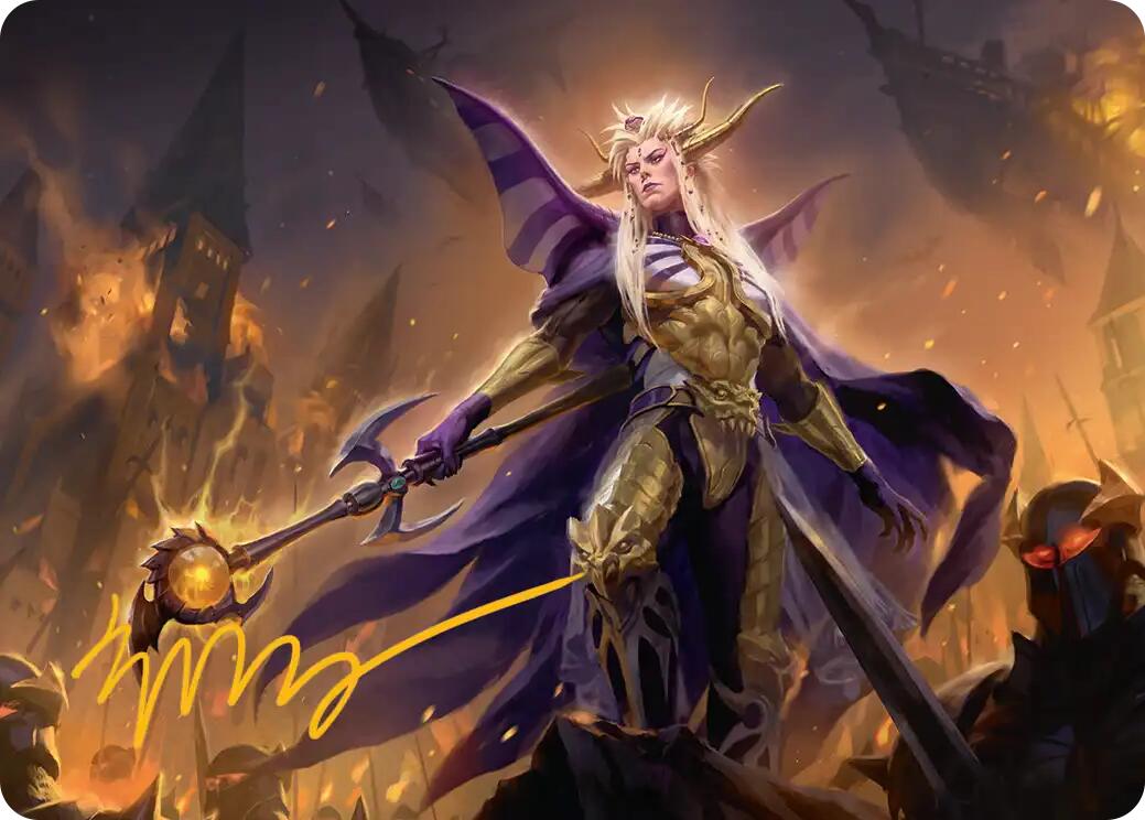 The Emperor of Palamecia Art Card (Gold-Stamped Signature) [FINAL FANTASY Art Series] | The CG Realm