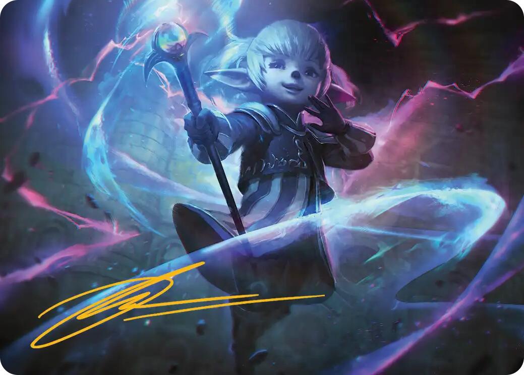Shantotto, Tactician Magician Art Card (Gold-Stamped Signature) [FINAL FANTASY Art Series] | The CG Realm