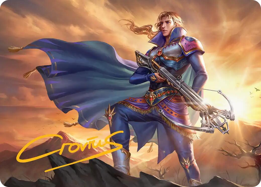 Edgar, Master Machinist Art Card (Gold-Stamped Signature) [FINAL FANTASY Art Series] | The CG Realm