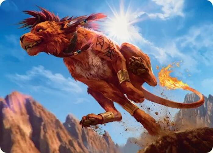 Red XIII, Proud Warrior Art Card [FINAL FANTASY Art Series] | The CG Realm