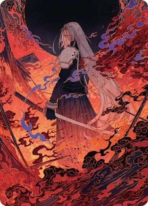 Nibelheim Aflame Art Card [FINAL FANTASY Art Series] | The CG Realm