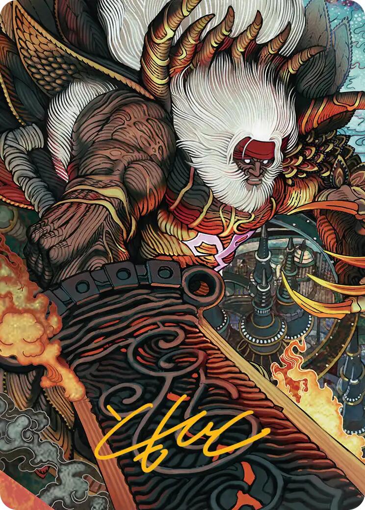 Braska's Final Aeon Art Card (Gold-Stamped Signature) [FINAL FANTASY Art Series] | The CG Realm