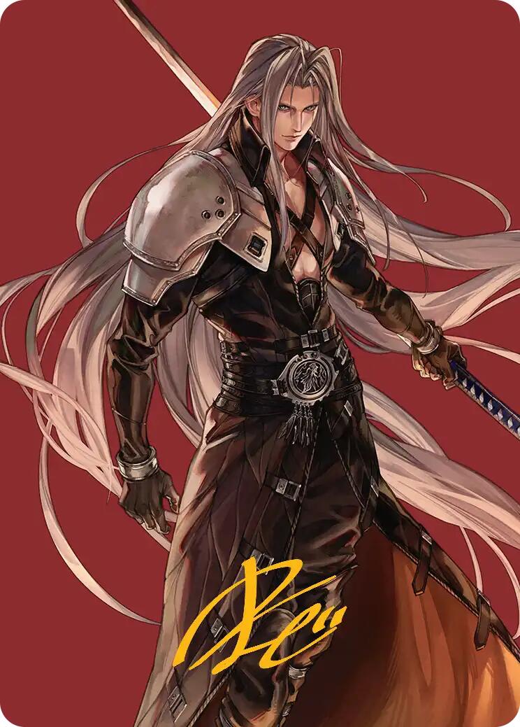 Sephiroth, Fabled SOLDIER Art Card (Gold-Stamped Signature) [FINAL FANTASY Art Series] | The CG Realm