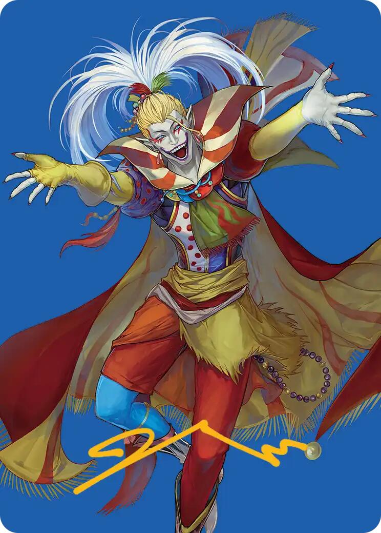 Kefka, Court Mage Art Card (Gold-Stamped Signature) [FINAL FANTASY Art Series] | The CG Realm