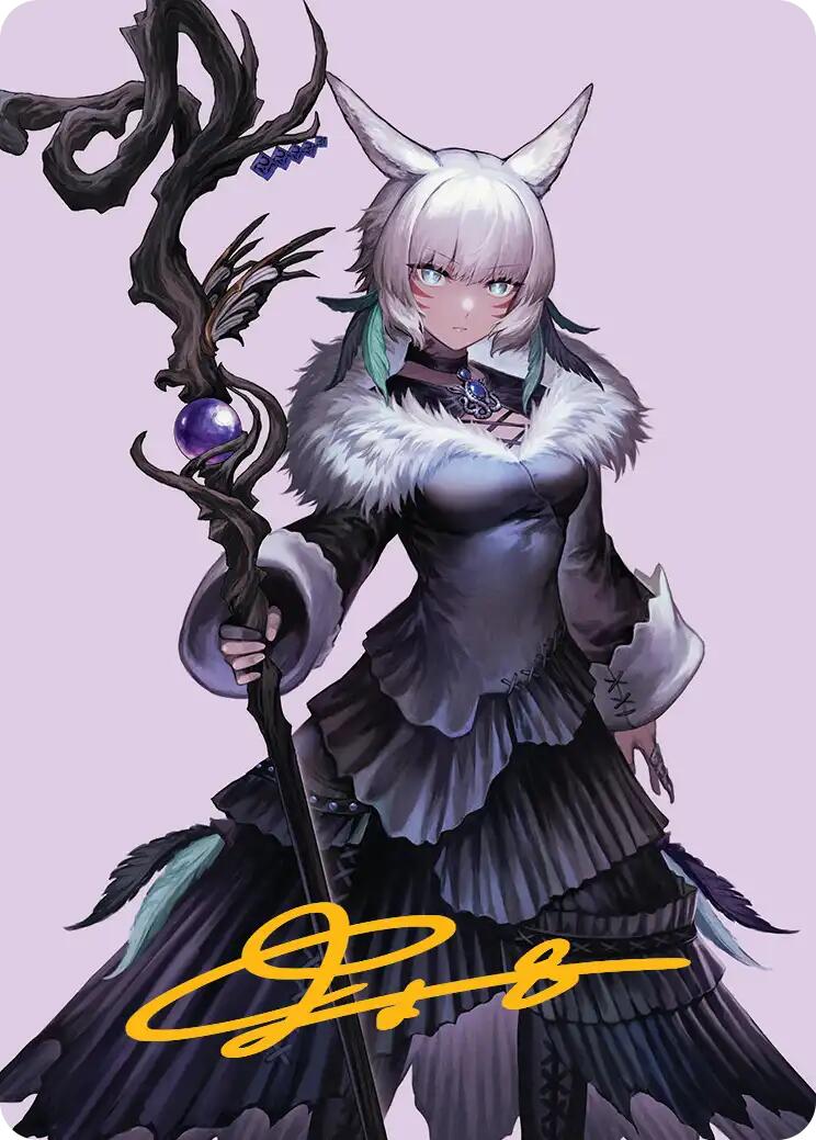 Y'shtola, Night's Blessed Art Card (53) (Gold-Stamped Signature) [FINAL FANTASY Art Series] | The CG Realm