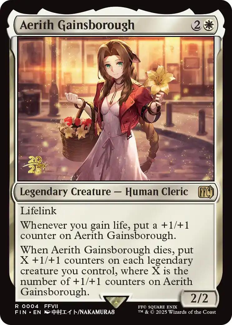 Aerith Gainsborough [FINAL FANTASY Prerelease Promo] | The CG Realm