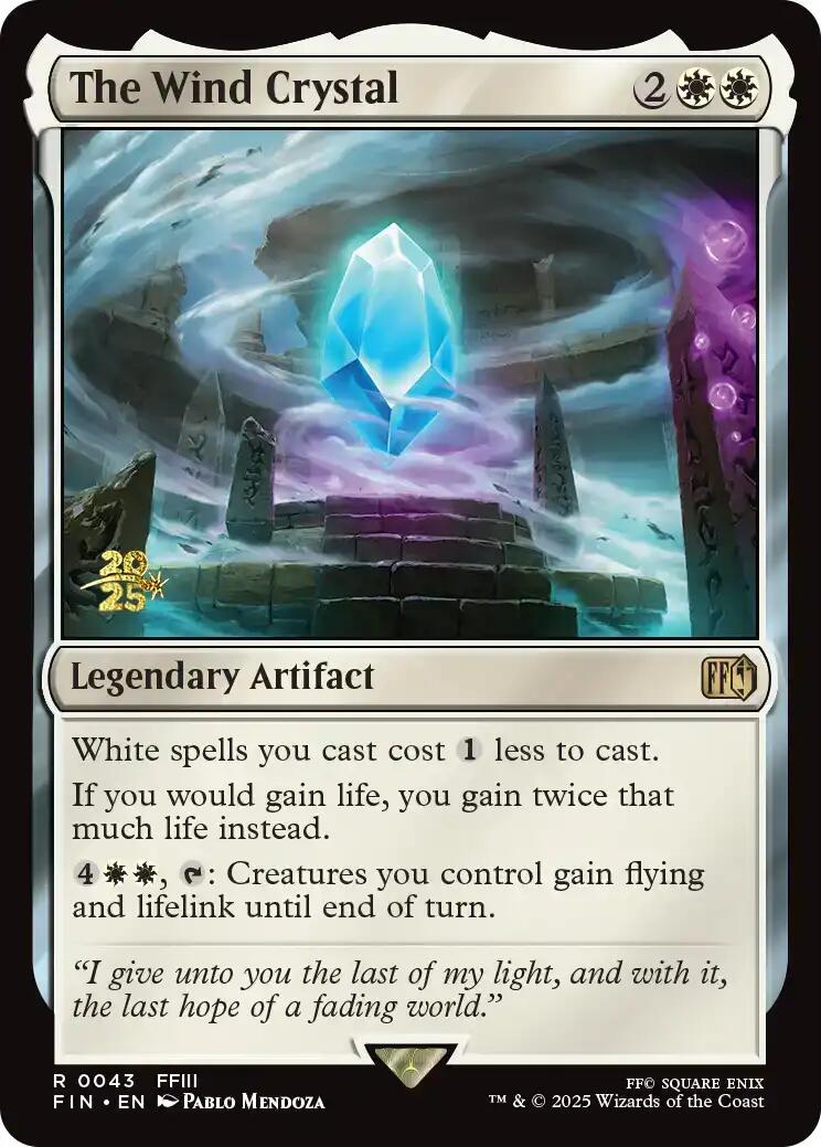 The Wind Crystal [FINAL FANTASY Prerelease Promo] | The CG Realm