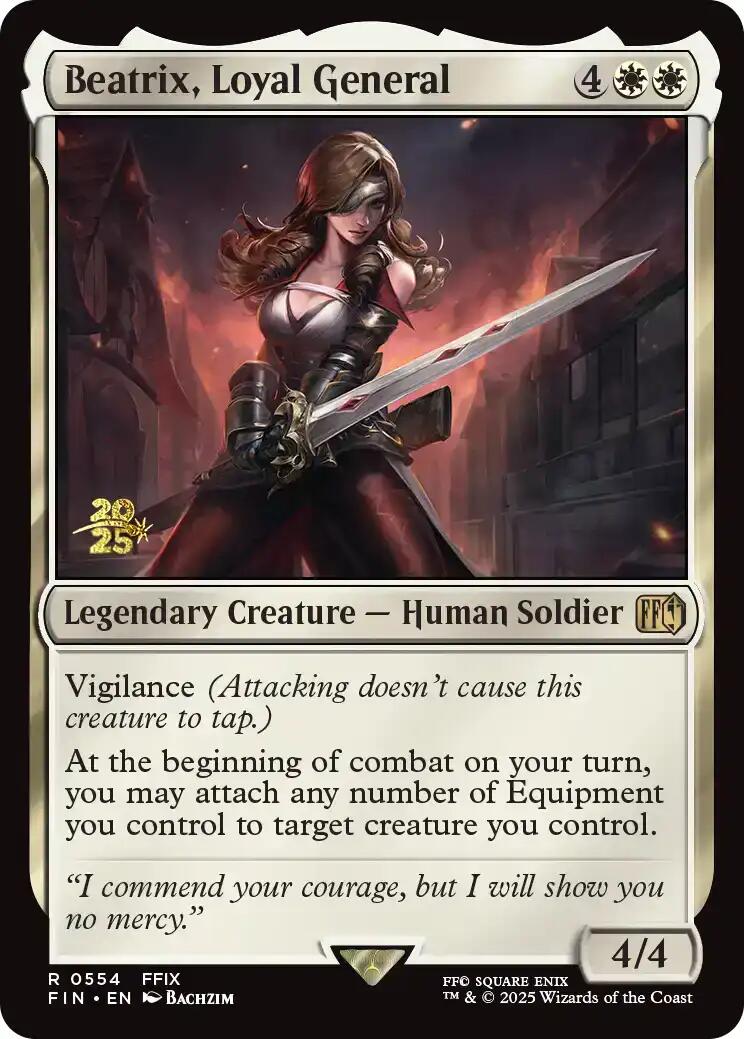 Beatrix, Loyal General [FINAL FANTASY Prerelease Promo] | The CG Realm