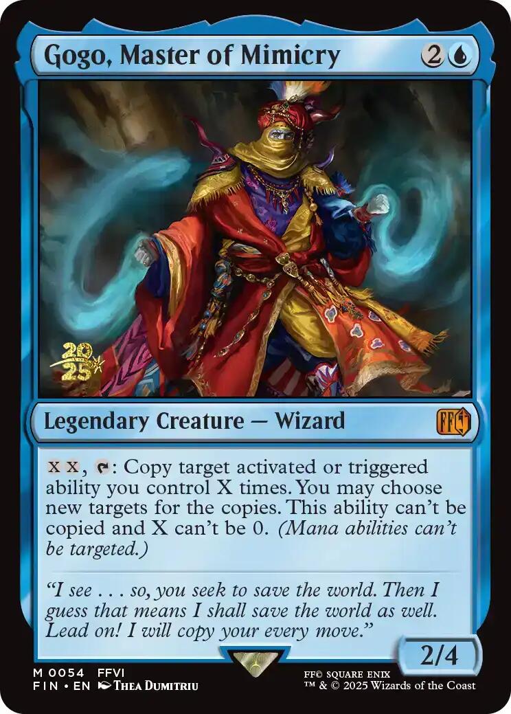 Gogo, Master of Mimicry [FINAL FANTASY Prerelease Promo] | The CG Realm