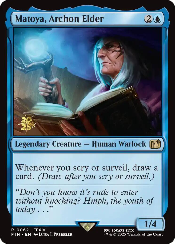 Matoya, Archon Elder [FINAL FANTASY Prerelease Promo] | The CG Realm