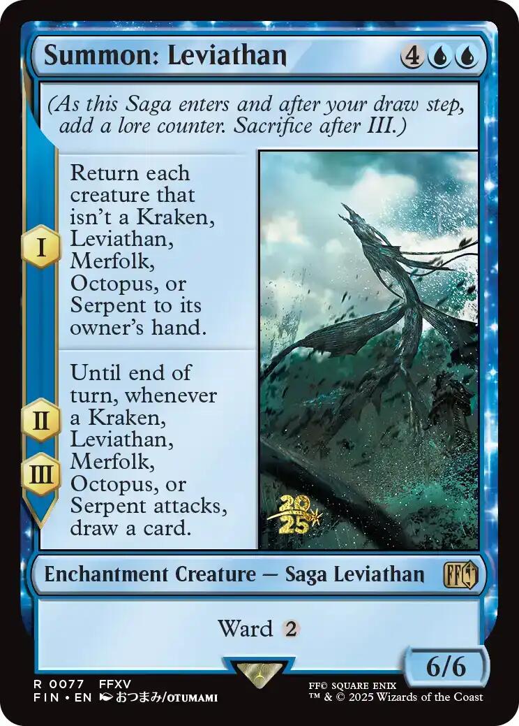 Summon: Leviathan [FINAL FANTASY Prerelease Promo] | The CG Realm