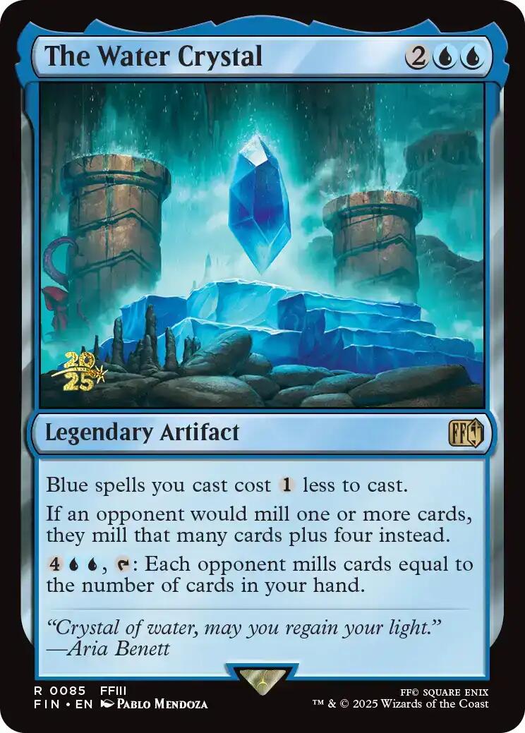 The Water Crystal [FINAL FANTASY Prerelease Promo] | The CG Realm