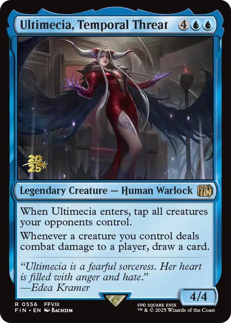 Ultimecia, Temporal Threat [FINAL FANTASY Prerelease Promo] | The CG Realm