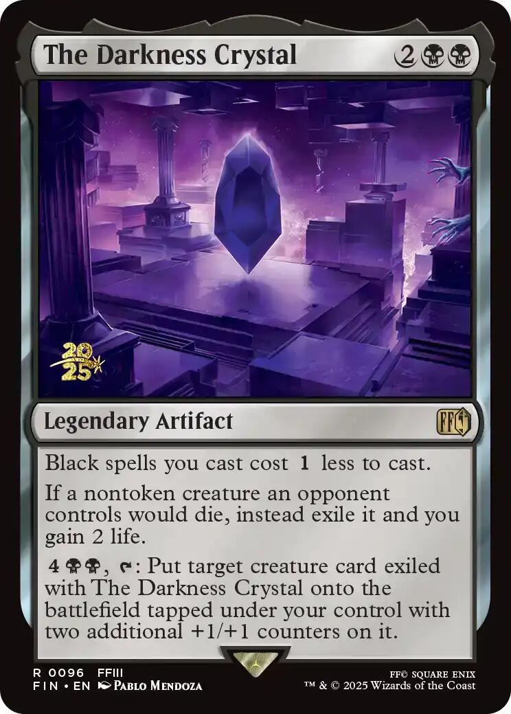 The Darkness Crystal [FINAL FANTASY Prerelease Promo] | The CG Realm