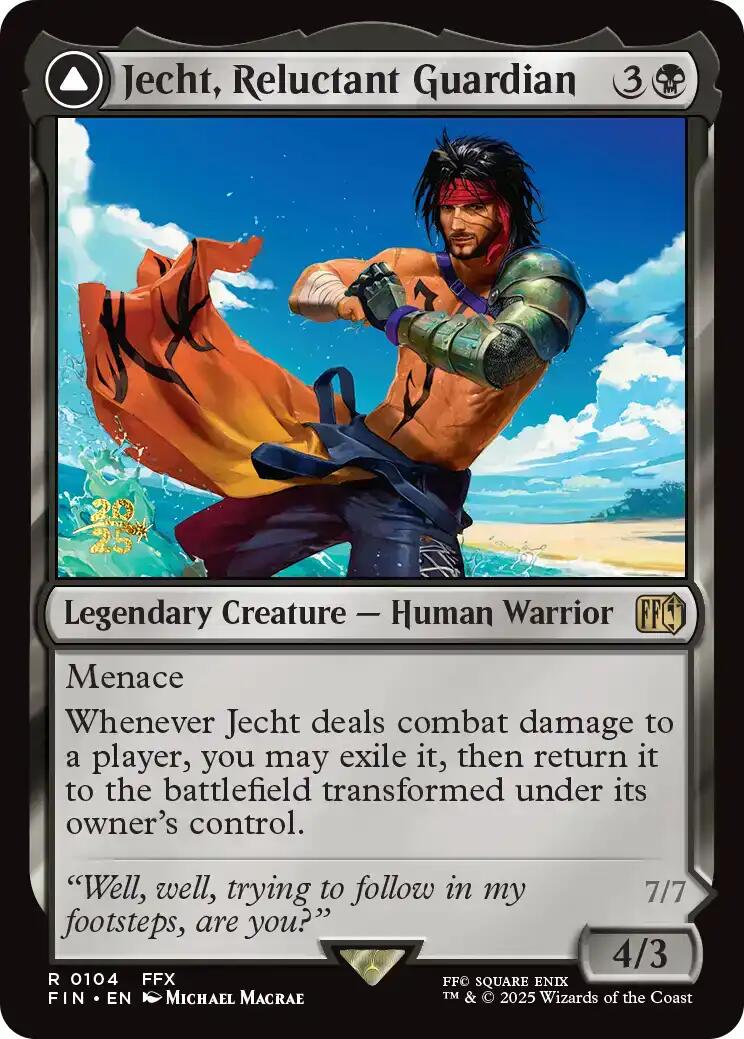 Jecht, Reluctant Guardian // Braska's Final Aeon [FINAL FANTASY Prerelease Promo] | The CG Realm