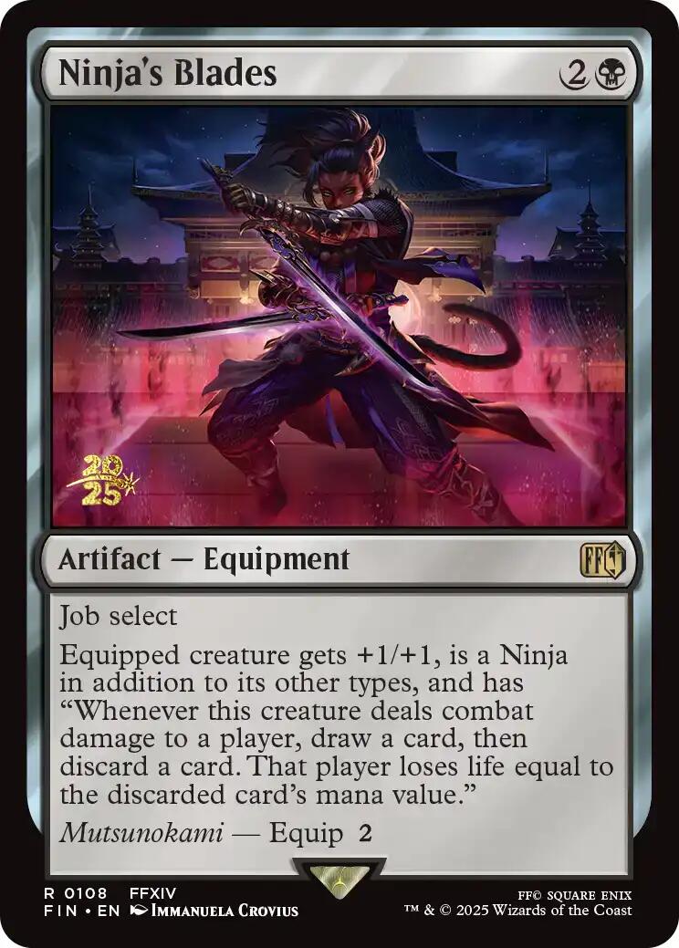 Ninja's Blades [FINAL FANTASY Prerelease Promo] | The CG Realm