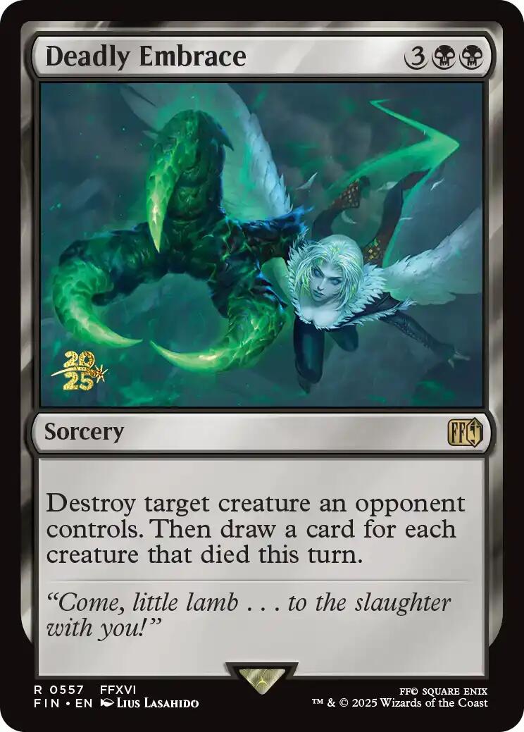 Deadly Embrace [FINAL FANTASY Prerelease Promo] | The CG Realm