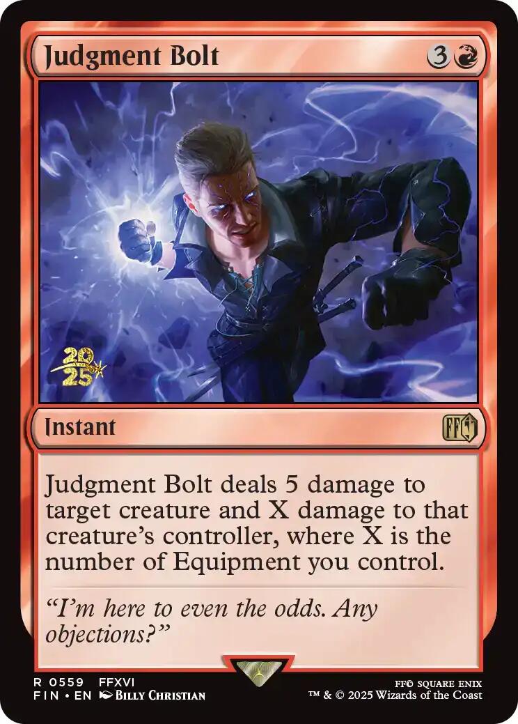 Judgment Bolt [FINAL FANTASY Prerelease Promo] | The CG Realm