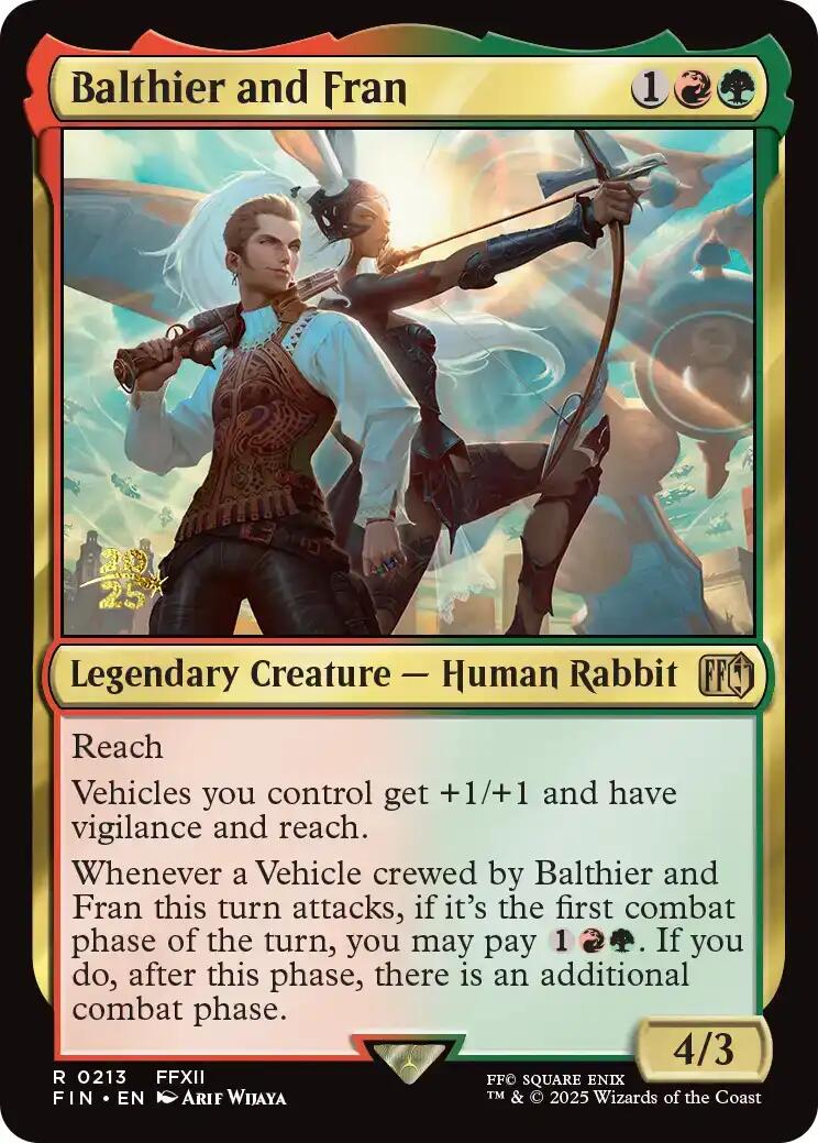 Balthier and Fran [FINAL FANTASY Prerelease Promo] | The CG Realm