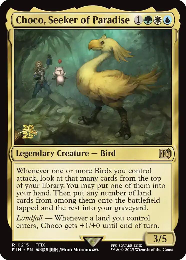 Choco, Seeker of Paradise [FINAL FANTASY Prerelease Promo] | The CG Realm