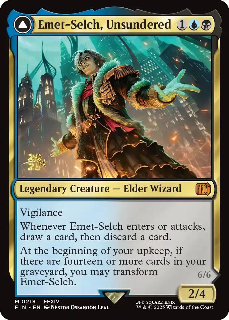 Emet-Selch, Unsundered // Hades, Sorcerer of Eld [FINAL FANTASY Prerelease Promo] | The CG Realm
