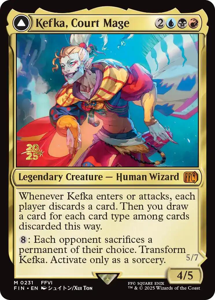Kefka, Court Mage // Kefka, Ruler of Ruin [FINAL FANTASY Prerelease Promo] | The CG Realm