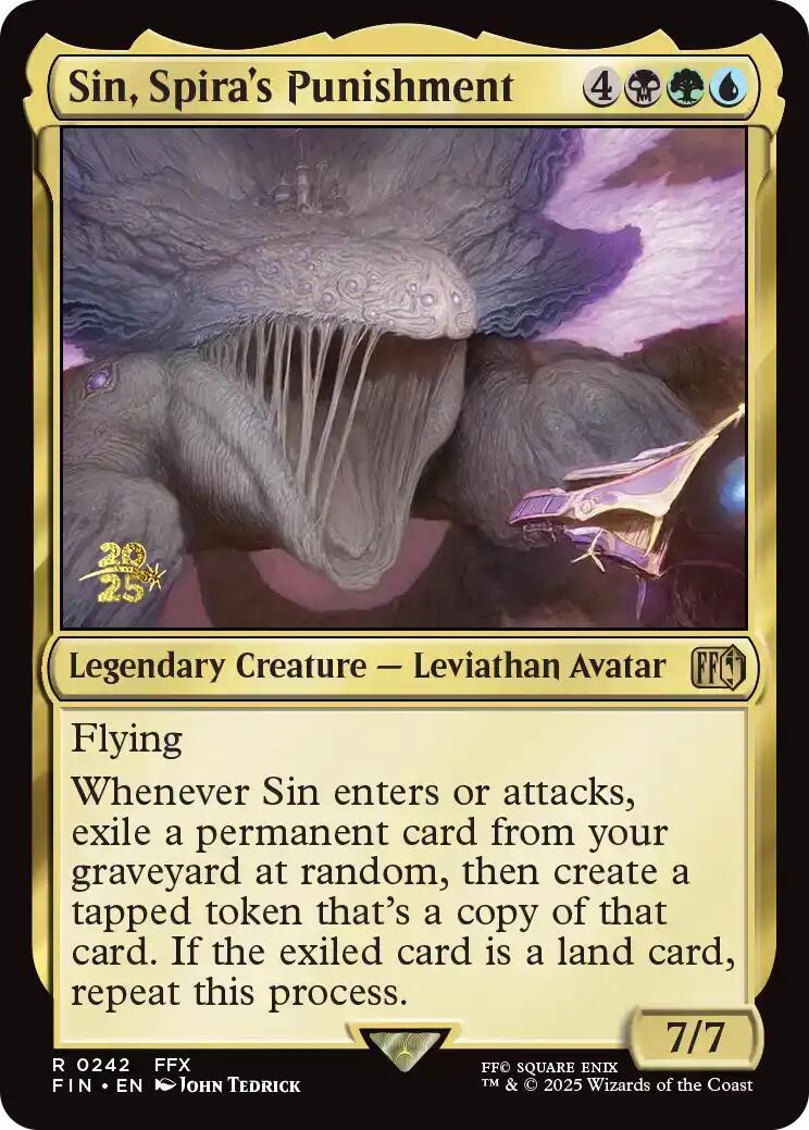 Sin, Spira's Punishment [FINAL FANTASY Prerelease Promo] | The CG Realm