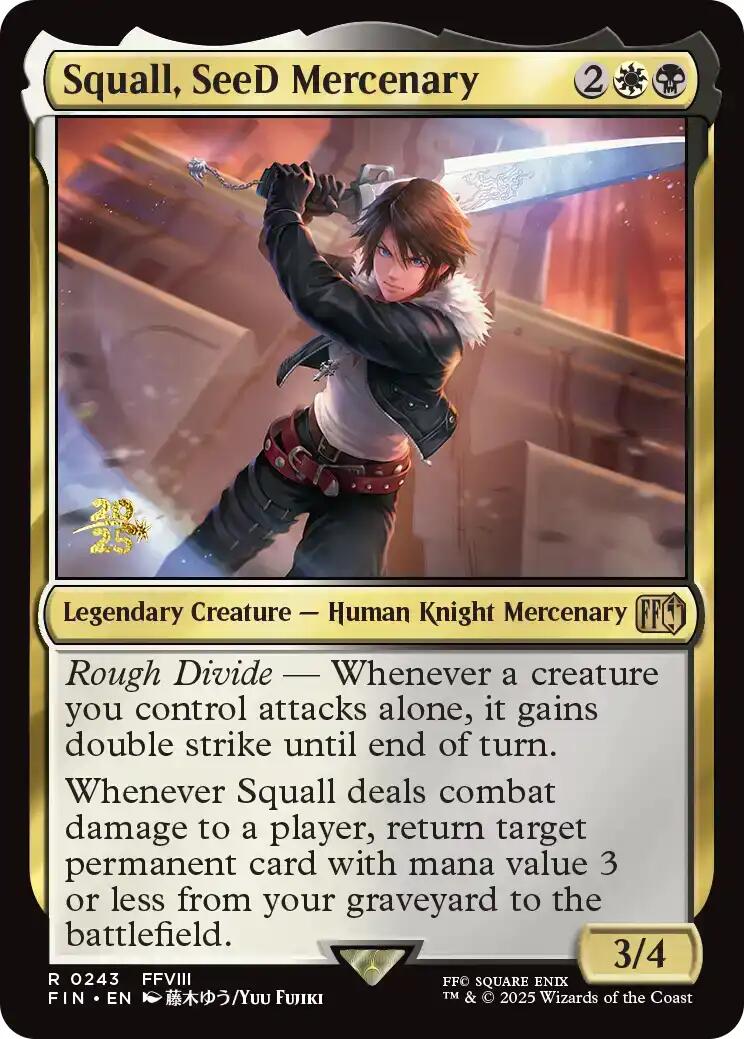 Squall, SeeD Mercenary [FINAL FANTASY Prerelease Promo] | The CG Realm