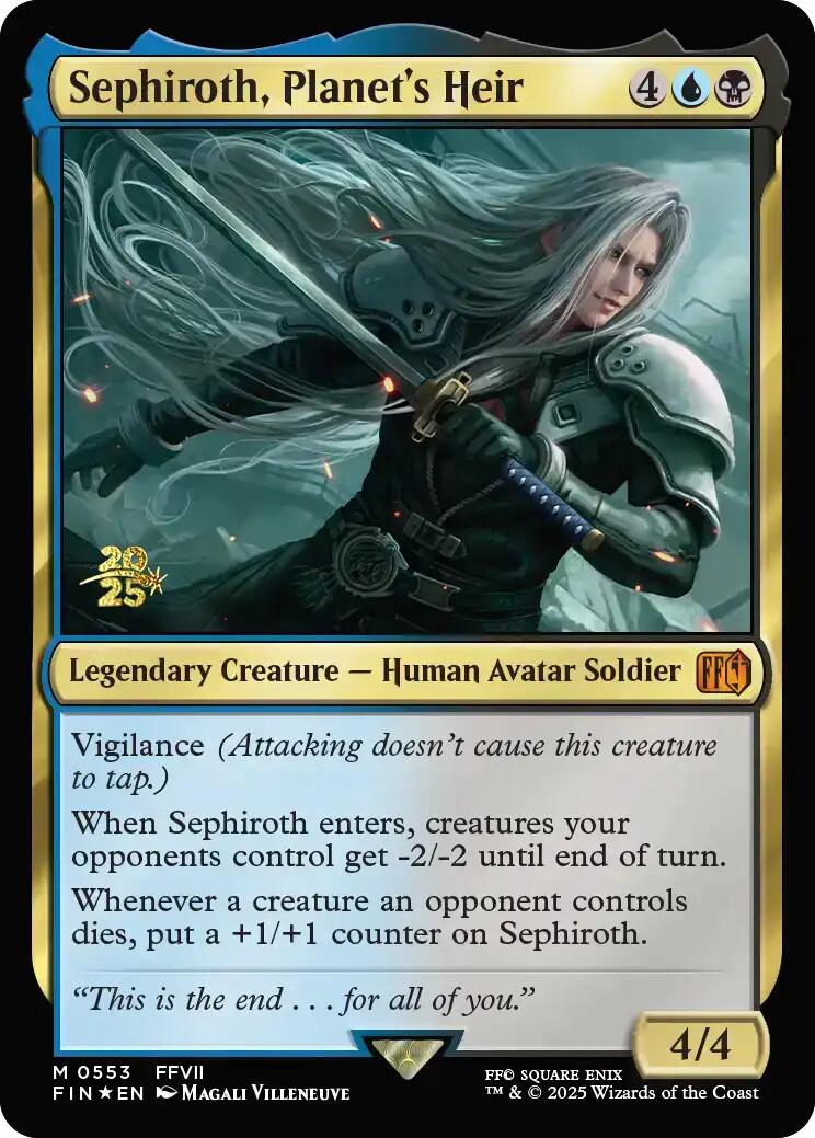 Sephiroth, Planet's Heir [FINAL FANTASY Prerelease Promo] | The CG Realm