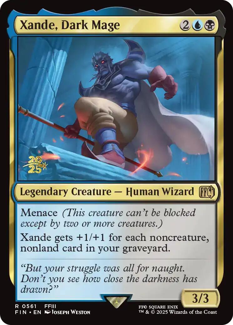Xande, Dark Mage [FINAL FANTASY Prerelease Promo] | The CG Realm