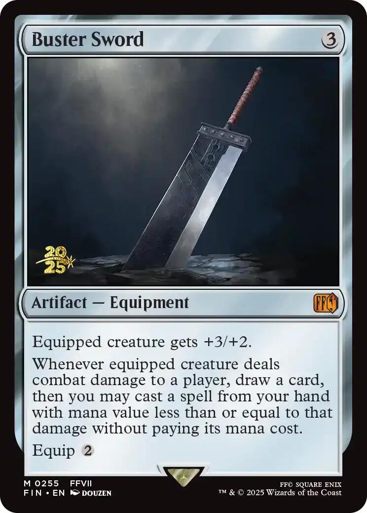 Buster Sword [FINAL FANTASY Prerelease Promo] | The CG Realm