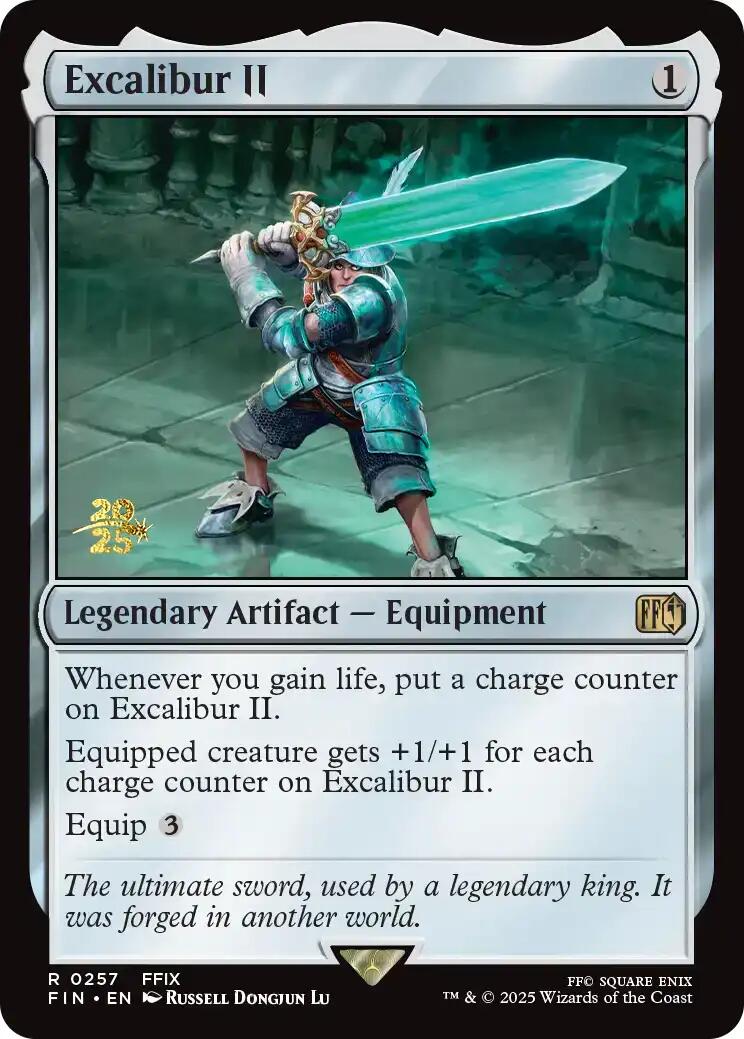 Excalibur II [FINAL FANTASY Prerelease Promo] | The CG Realm
