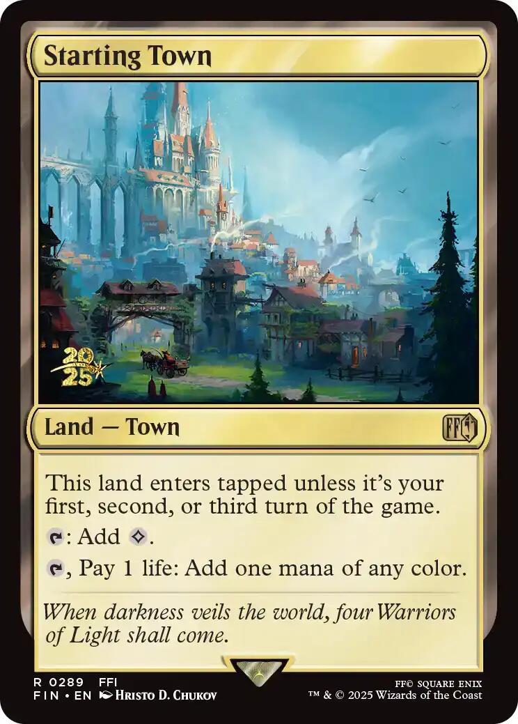 Starting Town [FINAL FANTASY Prerelease Promo] | The CG Realm