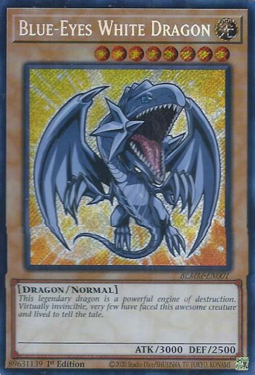 Blue-Eyes White Dragon [BLMM-EN001] Secret Rare | The CG Realm