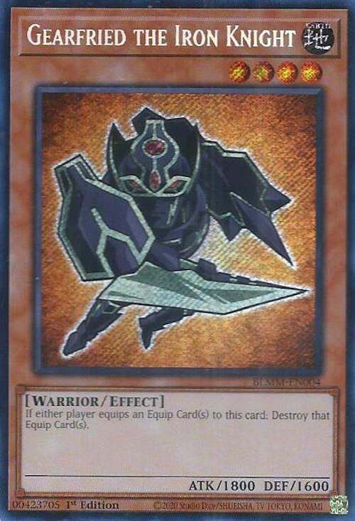 Gearfried the Iron Knight [BLMM-EN004] Secret Rare | The CG Realm