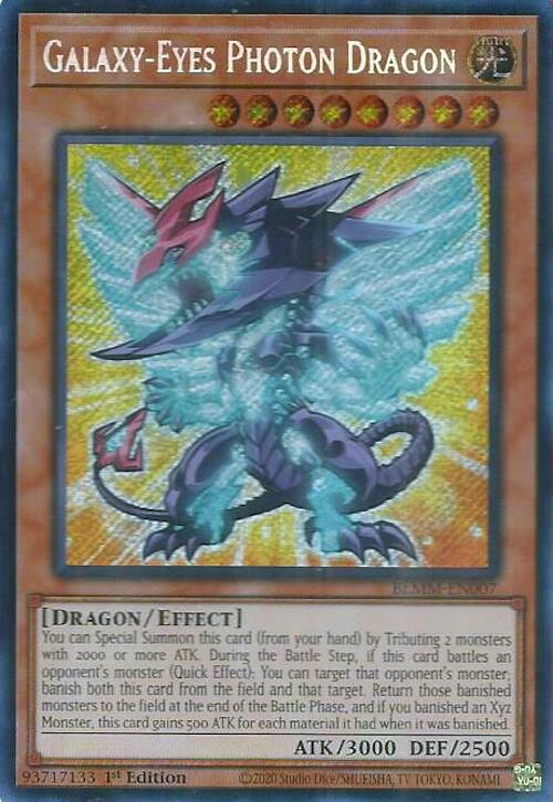 Galaxy-Eyes Photon Dragon [BLMM-EN007] Secret Rare | The CG Realm