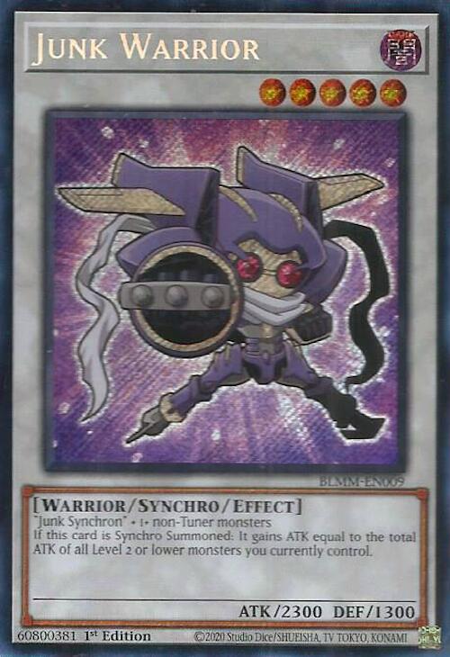 Junk Warrior [BLMM-EN009] Secret Rare | The CG Realm