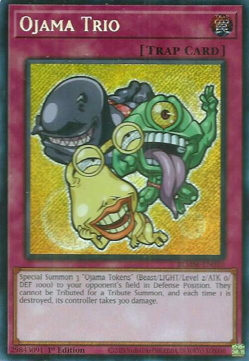Ojama Trio [BLMM-EN010] Secret Rare | The CG Realm