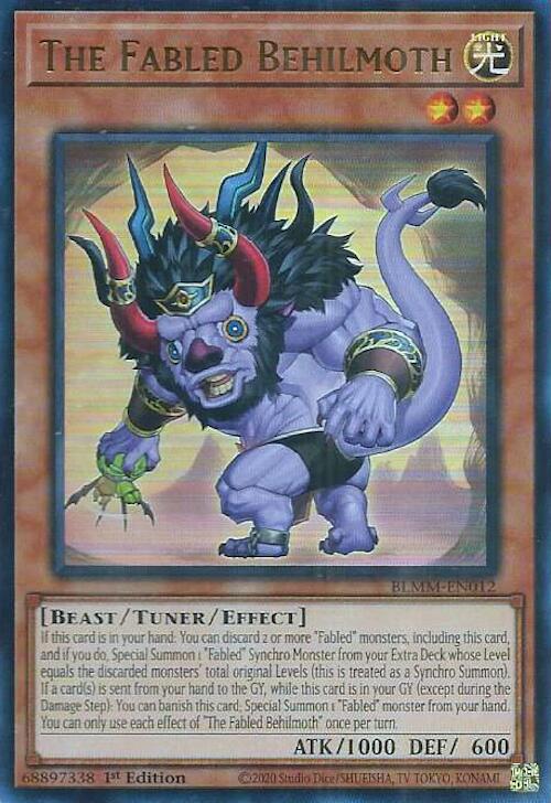 The Fabled Behilmoth [BLMM-EN012] Ultra Rare | The CG Realm