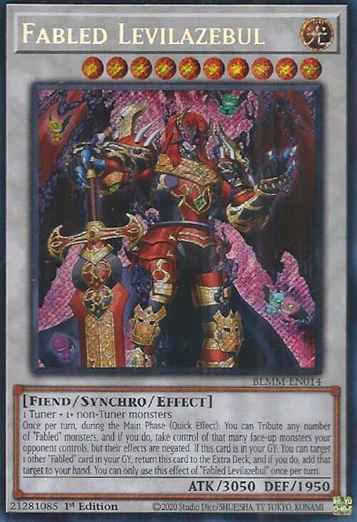 Fabled Levilazebul [BLMM-EN014] Secret Rare | The CG Realm
