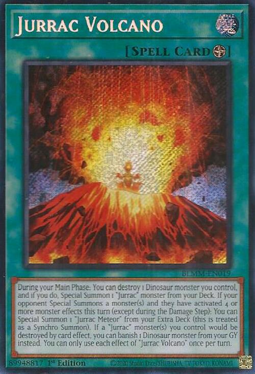 Jurrac Volcano [BLMM-EN019] Secret Rare | The CG Realm