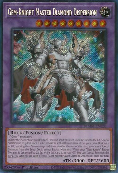 Gem-Knight Master Diamond Dispersion [BLMM-EN020] Secret Rare | The CG Realm