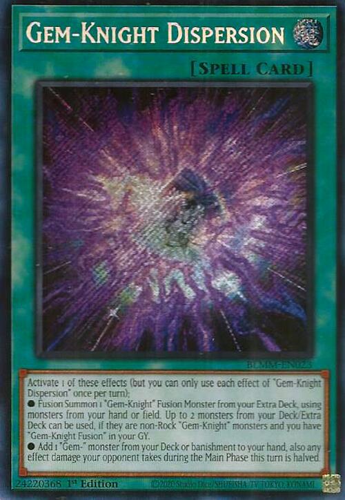 Gem-Knight Dispersion [BLMM-EN023] Secret Rare | The CG Realm