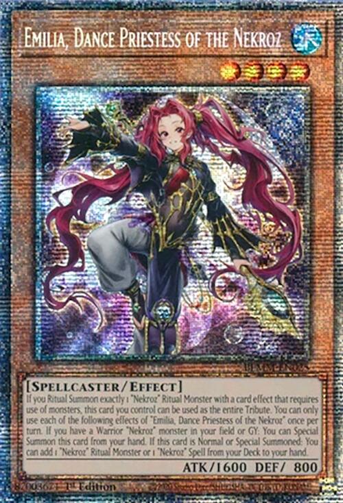 Emilia, Dance Priestess of the Nekroz (Starlight Rare) [BLMM-EN025] Starlight Rare | The CG Realm