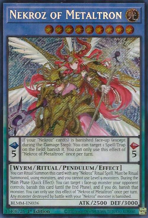 Nekroz of Metaltron [BLMM-EN026] Secret Rare | The CG Realm