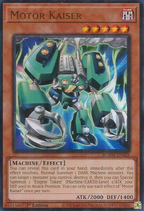 Motor Kaiser [BLMM-EN028] Ultra Rare | The CG Realm
